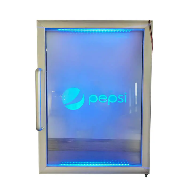 Yuebang Glass LED Light Display for Mini Freezer and Beverage Coolers