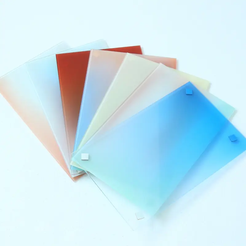 Exceptional Colorful Gradient Digital Print Glass by Yuebang Glass